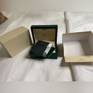 Rolex box and paperwork